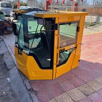 Komponen Suku Cadang Backhoe Loader Perakitan Kabin Efisiensi Tinggi Daya 75KW Berat Mesin 3000kg Garansi 1 Tahun Asal Cina
