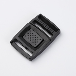 Hebilla de cinturón de plástico con bloqueo automático, 25mm, color negro sólido, para mochila, accesorios de ropa, J1199-25 - Product Image 2