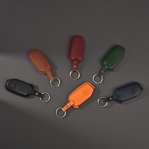 Funda de Cuero para Llave de Coche <span class=keywords><strong>Kia</strong></span> 2024 <span class=keywords><strong>Sportage</strong></span> <span class=keywords><strong>2023</strong></span> Niro Hybrid 2021 Sorento MQ4 2022 EV6 <span class=keywords><strong>GT</strong></span>-<span class=keywords><strong>Line</strong></span> K8 V6 7 Botones - Product Image 5
