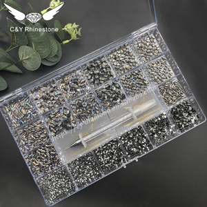 Cy Bán Buôn Pha Lê Móng Tay Nghệ Thuật Trang Trí Flatback Không Hotfix Thủy Tinh Kim Cương Thạch Trong Số Lượng Lớn - Product Image 2