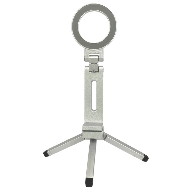 Lulin Mobile Phone Bracket Tripod Portable Folding Magnetic Aluminum Alloy Adjustable Height Self-timer Handheld Travel Stand