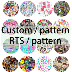 بدلة نوم للأطفال من الخيزران مطبوعة حسب الطلب، بدلة للرضع من الخيزران بسحاب، بدلة أطفال قابلة للتحويل بسحاب مزدوج من الخيزران - Product Image 3