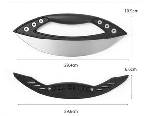 Stainless Steel Multi-Functional Pizza Cutter Black Eco-Friendly Home <b>Kitchen</b> Tool 30x11cm - Product Image 3