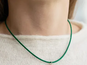 Zooying Longitud personalizada Collar con colgante de moda <span class=keywords><strong>Cierre</strong></span> de metal de acero inoxidable con <span class=keywords><strong>cierre</strong></span> de bloqueo - Product Image 4