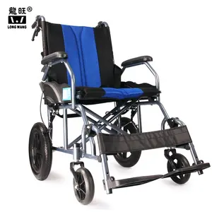 批发折叠式便携式残疾人软座轮椅折叠式便携式手动轮椅易车