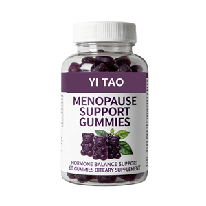 Gomitas de apoyo para la menopausia, que contienen extractos de fruta de pimienta negra y raíz de cúrcuma, para aliviar las descargas de calor y regular las hormonas. - Product Image 1
