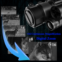 Distance Chasse Imagerie Thermique Binoculaire Vision Nocturne Infrarouge Monoculaire Portée pour Jour et Nuit Activités de Plein Air Portée