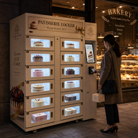 Vitrina Refrigerada Winnsen para Pasteles Frescos con Puerta de Vidrio para Panadería 24H