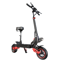 Scooter Eléctrico Plegable Todoterreno para Adultos, 1600W, 48V, Batería de Litio, Alcance de 50 km, Velocidad de 50 km/h, Marco de Aleación de Aluminio con Asiento