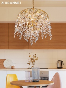 American-style <b>Light</b> Luxury Gold Chandelier Modern Unique Creative All-copper Suitable Living Room bar Counter Bedroom <b>Dining</b> - Product Image 3