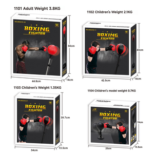 <span class=keywords><strong>Precio</strong></span> de Fábrica, Saco de Boxeo de Pedestal Personalizado para Deportes de Adultos, con Material de PU y Tamaño de Bola de 21.8*28 cm/8.58*11 pulgadas - Product Image 2