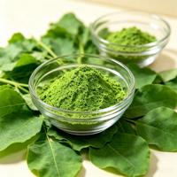 Bubuk Daun Moringa Kelas Makanan untuk Bahan Baku Minuman dan Kue Grosir Pabrik 100% Bubuk Daun Moringa Murni