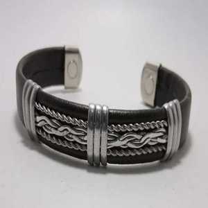 Best Selling Adjustable Cuff <b>Bracelet</b> Engraved <b>Friendship</b> Pu Leather Men <b>Bracelet</b> Men for Jewelry <b>Bracelets</b> From India - Product Image 1