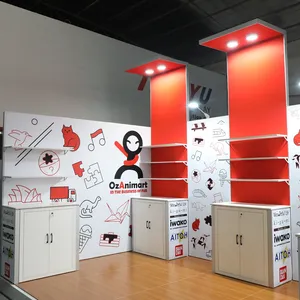Portable Me Near Show Stand <span class=keywords><strong>de</strong></span> vente en magasin extérieur ou intérieur personnalisé Foire du détaillant Grand stand d'exposition - Product Image 3
