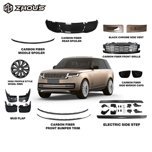 Accessoires de voiture Mise à niveau des pièces de carrosserie Spoiler arrière en fibre de carbone Modifier le kit de carrosserie pour Range <span class=keywords><strong>Rover</strong></span> Kit de carrosserie <span class=keywords><strong>2023</strong></span> - Product Image 1