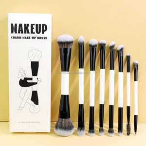 Lilywild OEM Đen <span class=keywords><strong>Make</strong></span> <span class=keywords><strong>Up</strong></span> Trang Điểm Bàn Chải Thiết Lập Tùy Chỉnh 15 Pcs 15 Pcs Bàn Chải Bộ Với Chủ Túi - Product Image 4