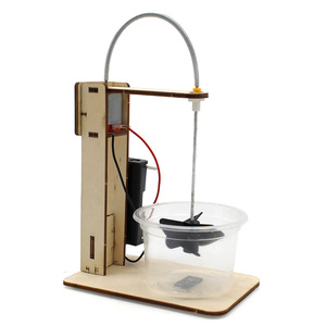 Kit de experimentos científicos, agitador de madera, juguete educativo DIY para niños de 7 a 9 años, modelo de forma geométrica con control manual - Product Image 4