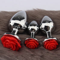 Ensemble de 3 plugs anaux extensibles en acier inoxydable, jouet sexuel pour adultes, BDSM, plug anal en métal pour homme, femme