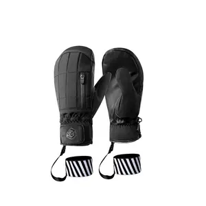 Новинка 2021, дизайнерские лыжные перчатки на заказ с флисовой подкладкой внутри, дизайнерские перчатки для сноуборда с пятью пальцами для улицы, снега, катания на лыжах