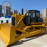 Bulldozer Usado Shantui SD32 con Motor Cummins, Fabricado en Shandong, China, para Minería, Conservación de Aguas, Construcción de Carreteras y Movimiento de Tierras
