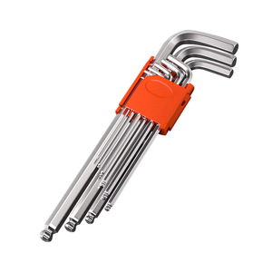 Tianzhuo Hardware Industrial Hex Wrench Set Metric Chrome Plated Chromium Vanadium Steel Hexagonal Head Tools - Product Image 5