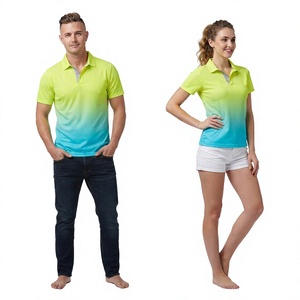 เสื้อยืดโปโลผ้าโพลีเอสเตอร์ 100% พิมพ์ลายแบบ Sublimation ทั้งตัว รับผลิตแบบ OEM ODM ขายส่ง เสื้อกีฬา เสื้อกอล์ฟ - Product Image 1