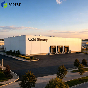 Refrigerated Warehouse Building Fast Installation Professional Grade Agricultural <b>Plant</b> Modular Structure - Product Image 1