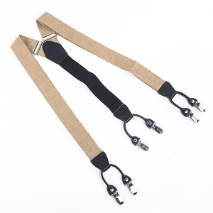 Correas de <span class=keywords><strong>Tirantes</strong></span> para <span class=keywords><strong>Hombre</strong></span>, Hechas a Mano, de Poliéster y Cuero de Lujo, Elásticas, Formales para Negocios, de Alta Calidad, Personalizadas al por Mayor, de RunLin Supplier - Product Image 2