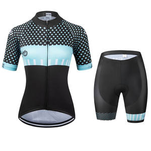 Ensemble de maillots de cyclisme légers personnalisables en gros, vêtements de cyclisme à manches courtes, OEM - Product Image 2