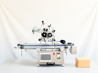 Machine d'étiquetage automatique des coins de boîtes en carton avec commande PLC, étiqueteuse pour surfaces planes pour les petites entreprises