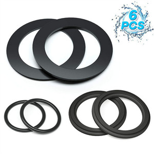 Joint en caoutchouc 25076RP, paquet de 6 pour colonnes de piscine Intex 10745 10262 10255, étanchéité à l'eau et à la poussière - Product Image 1