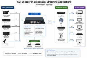 Encoder Video SDI ORIVISION H.265 HD 1080P60 per Streaming <span class=keywords><strong>Live</strong></span> con SRT RTMP RTSP per Trasmissioni IPTV - Product Image 4