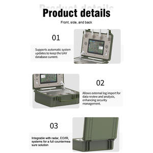 Detector de Drones Portátil de 10 km, Sistema de Alarma de Rastreo DJI, Detección de UAV Autel FPV, Protección de Seguridad Autel IP65 - Product Image 6