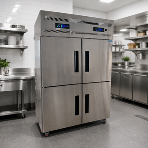Réfrigérateur commercial de luxe grande capacité 4 portes en acier inoxydable pour boulangerie et congélateur BD1000L4FKS(-30.C) - Product Image 5