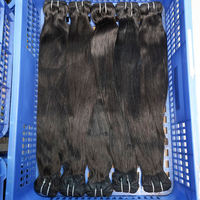 Tissage de Cheveux Naturels Brésilien Indien Vierge, Lot de Mèches de Vison Brutes, Pré-Collées Sans Échantillon Original