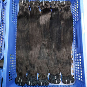 Tissage de Cheveux Naturels Brésilien Indien Vierge, Lot de Mèches de Vison Brutes, Pré-Collées Sans Échantillon Original - Product Image 2