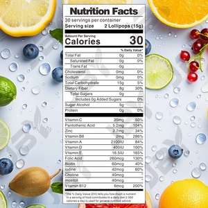 Çocuk Sağlığı ve Enerji Takviyesi İçin Çoklu Vitaminli Lolipop İçeren Toptan Özel Markalı Meyve Aromalı Vegan Formül - Product Image 6
