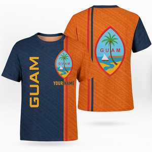 Camiseta 3D Personalizada de Guam, Camiseta con Diseño del Sello de Guam que Expresa el Orgullo Isleño - Product Image 1