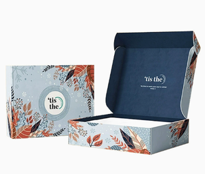 Caja de Regalo Cosmética con Diseño Personalizado Impreso y Caja de Papel Plegable Impresa en Dos Tonos - Product Image 1
