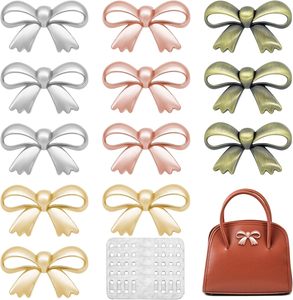 Pcs Bowknot Purse <b>Bag</b> Metal Labels Tags With Shim Bow Alloy Labels Signs Handmade Purses <b>Bag</b> Making Hardware <b>Accessories</b> For DIY - Product Image 1