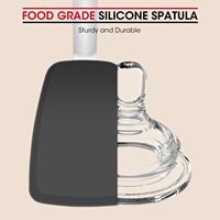 2 Packs de spatules flexibles en silicone 600F spatule résistante à la chaleur ustensiles de cuisine antiadhésifs pour la cuisine ustensiles de cuisine