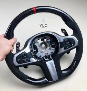 <span class=keywords><strong>Volante</strong></span> LED de Fibra de Carbono YLC para <span class=keywords><strong>BMW</strong></span> para Vehículos F10 F30 F31 F32 F20 E92 E60 X6 E71 X5 E70 M3 M4 M6 - Product Image 4