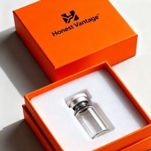 ขวดน้ำหอมน้ำมันหอมระเหย3มล. 6มล. 12มล. หรูหรากล่องลิ้นชักทรงลูกบาศก์สีดำ - Product Image 1