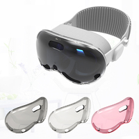 Coque antichoc pour écran de casque de lunettes VR personnalisée coque transparente transparente en tpu protecteur d'objectif pour apple vision pro