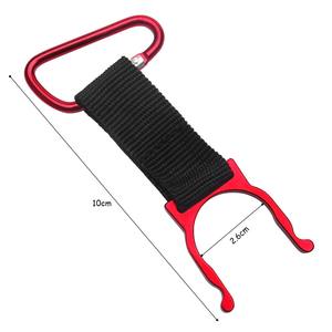 Aluminum Carabiner Water Bottle <b>Hook</b> D Type 5kg Load Capacity For Hiking <b>Outdoor</b> Use - Product Image 4