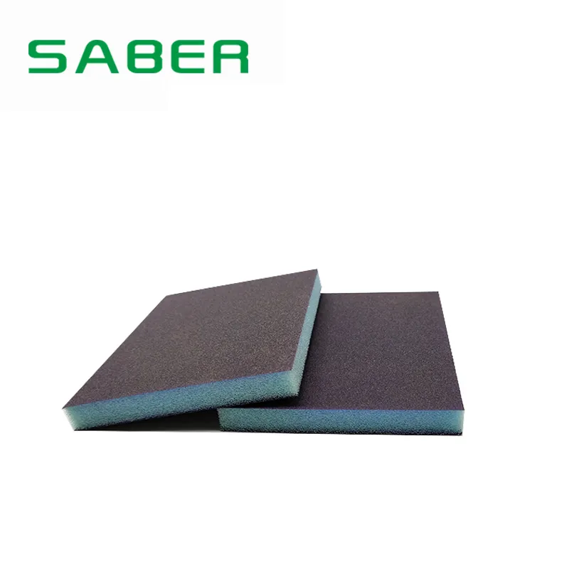 SABER Square Sponge Buffing Pad dengan Keras Cutting & Gloss Tinggi Pengamplasan Peralatan Mesin