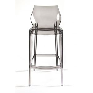 Tabouret de bar moderne en polycarbonate transparent Mahi Mahi H 66 Fumé - Pour bar à domicile ou club MMFC000 - Product Image 5