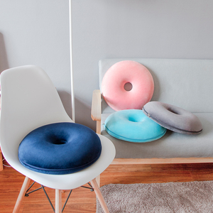 Coussin de <span class=keywords><strong>chaise</strong></span> de bureau Bewalker avec trou, coussin rond anti-hémorroïdes en <span class=keywords><strong>mousse</strong></span> à mémoire de forme à récupération lente <span class=keywords><strong>pour</strong></span> la maison - Product Image 2