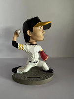 Statue de joueur de baseball artificiel 3d personnalisé, tête bobble, ornements de voiture artisanale en résine, décoration d'intérieur, cadeaux souvenirs de sport