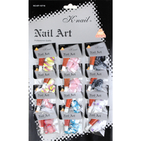Faux ongles en ABS tendance avec colle, courts, à couverture complète, à presser, décorés